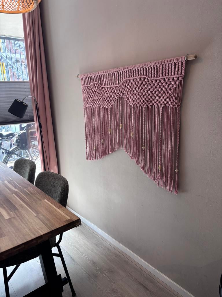 Wandkleed handgemaakt Macramé, Ophalen, Boho, Wandkleed, Nieuw