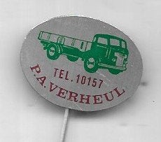 VRACHTWAGEN AUTO P.A. VERHEUL SPELD, Ophalen of Verzenden, Gebruikt, Overige onderwerpen, Speldje of Pin
