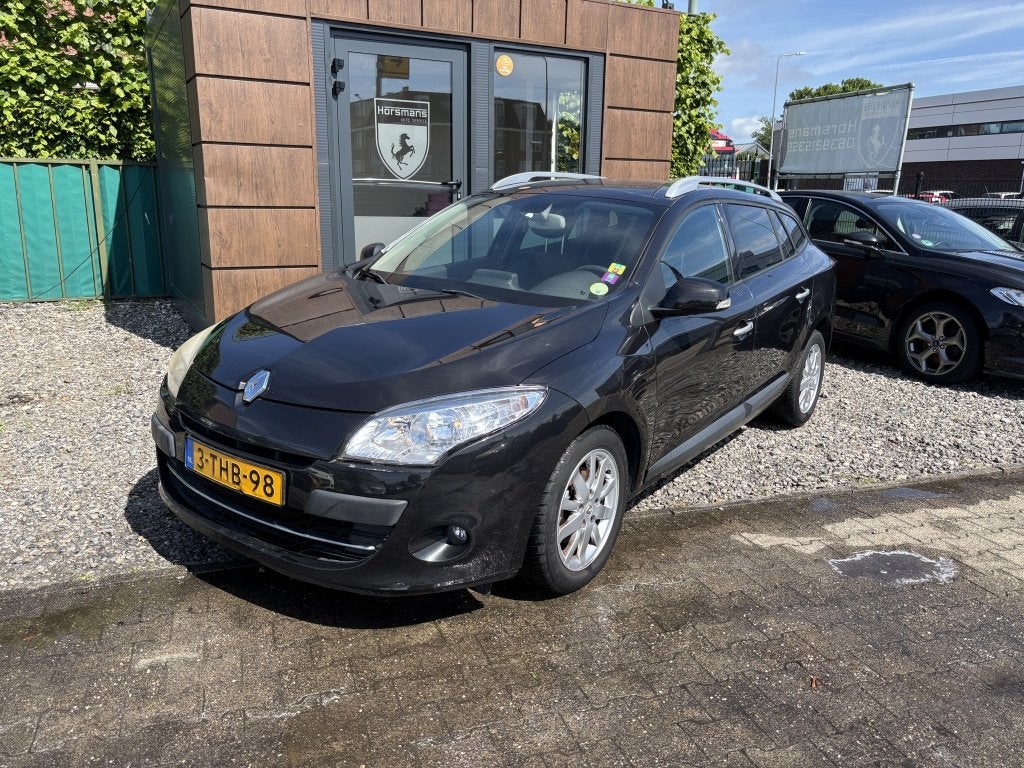 Renault Mégane Estate 1.6 Dynamique (bj 2009), Voorwielaandrijving, Gebruikt, 4 cilinders, Zwart