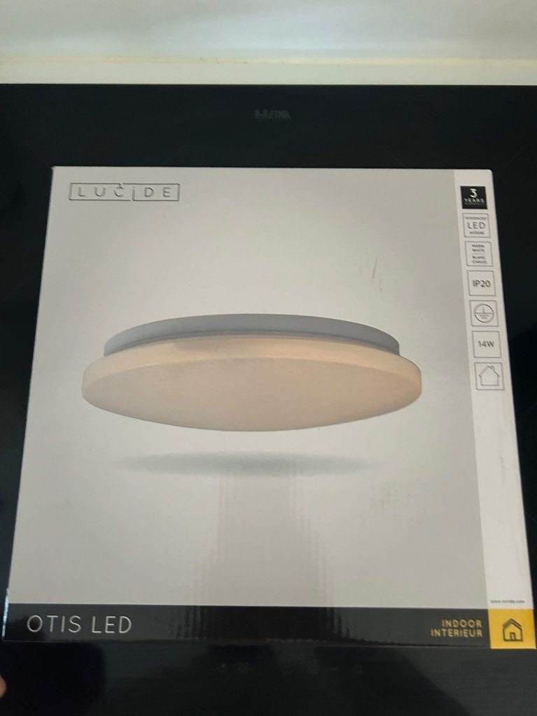 Lucide Otis LED plafondlamp - nieuw in doos, 14W warm wit, Huis en Inrichting, Lucide, Ophalen, Nieuw, Plafondlamp