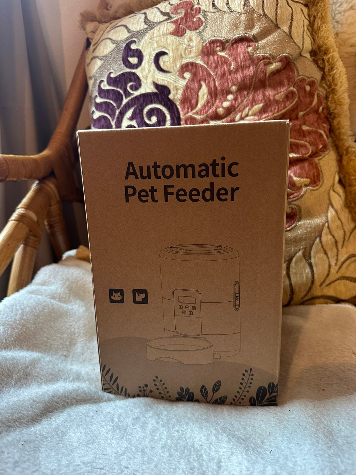 Nieuw in verpakking: automatische voederbak - zwart, Dieren en Toebehoren, Ophalen of Verzenden, Nieuw