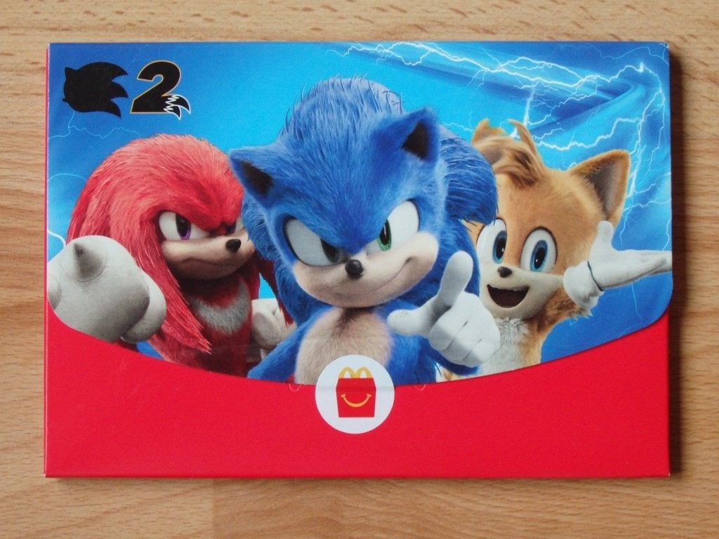 Nieuw speeltje Sonic The Hedgehog 2 van Mc Donalds 2022, Ophalen, Nieuw