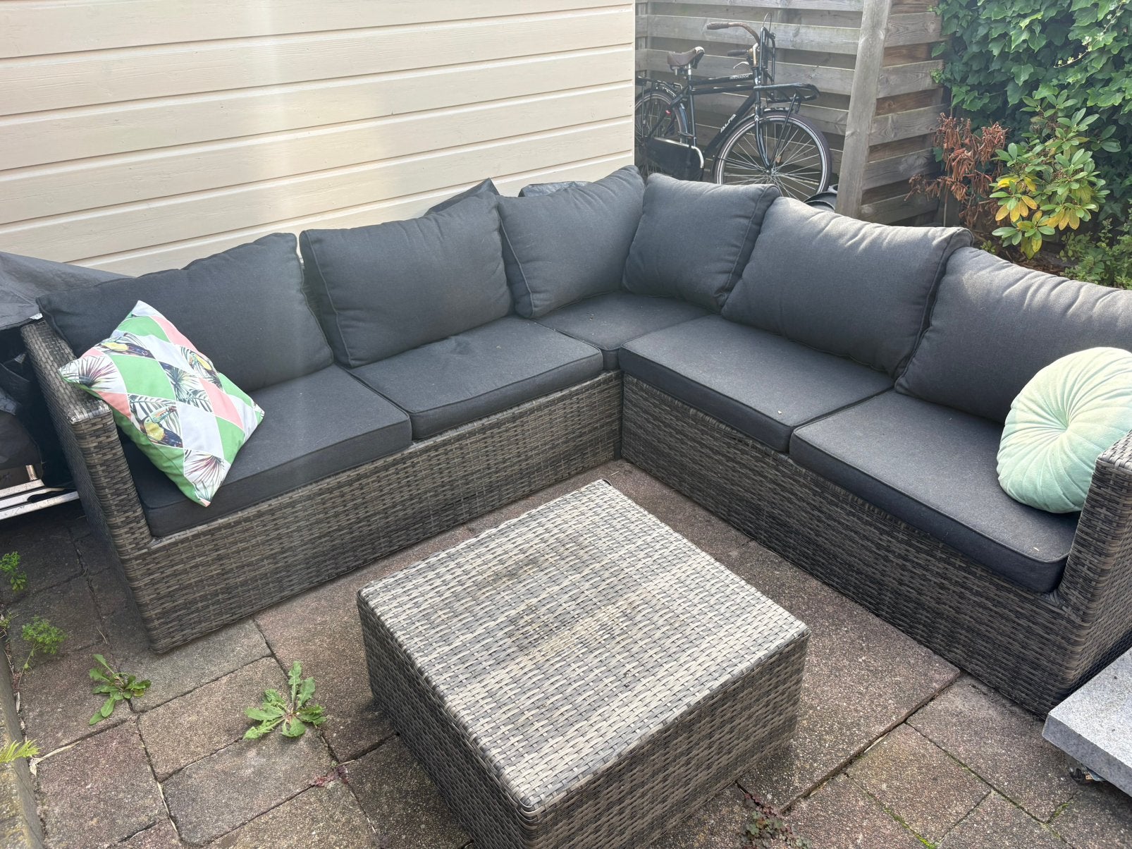 Loungeset, Tuin en Terras, Ophalen, Zo goed als nieuw