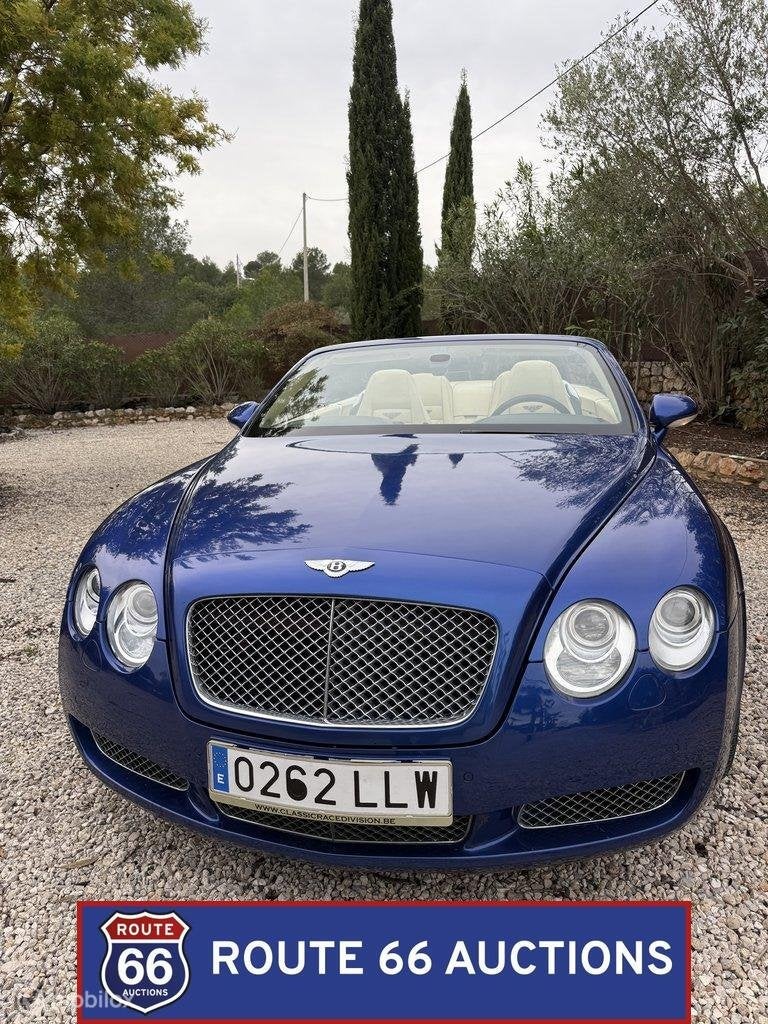 Bentley Continental GTC | 2008 | Route 66 Auctions, Auto's, Gebruikt, Overige carrosserieën, Zwart, Bedrijf