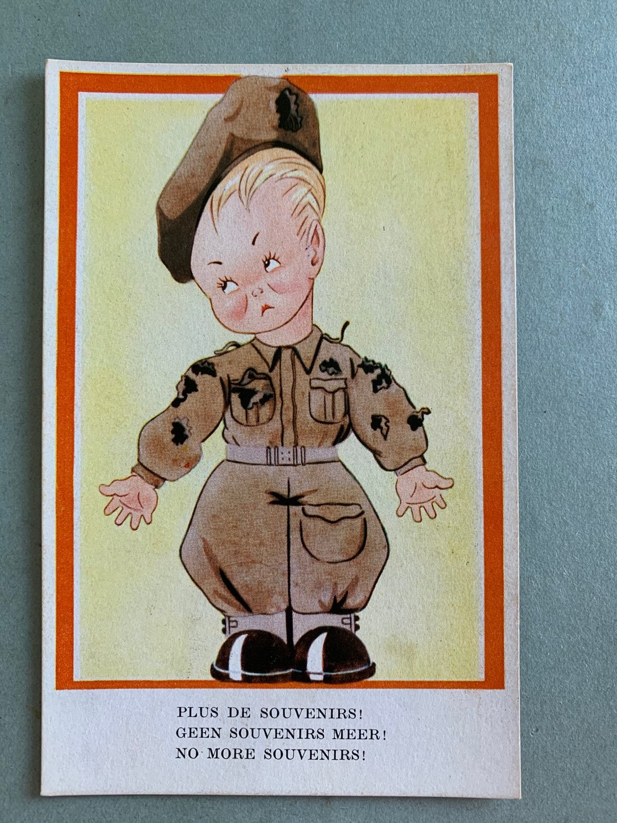 No more souvenirs!, Ophalen of Verzenden, 1940 tot 1960, Ongelopen, Kinderen