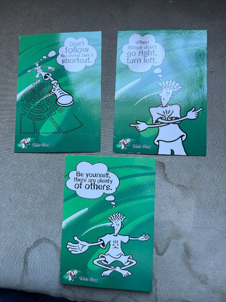 Fido Dido 7up drank drinken vintage comic briefkaarten, Verzamelen, Ophalen of Verzenden, Zo goed als nieuw, Overige typen