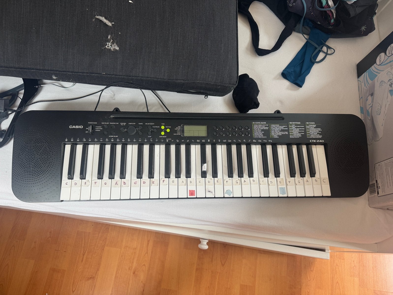 Casio CTK-240 Keyboard - Ideaal voor beginners, Muziek en Instrumenten, Keyboards, Ophalen, Gebruikt, 49 toetsen, Casio