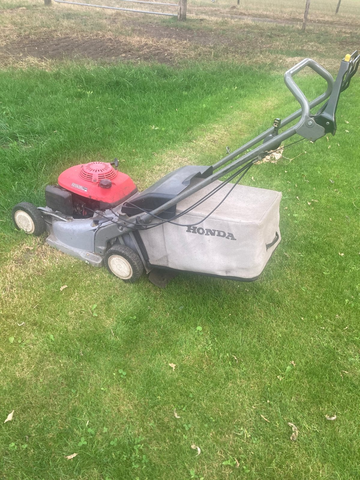 Honda HRB 476 CSXE 3,5 kw grasmaaier met opvangzak, Ophalen, Cirkelmaaier, Gebruikt, 40 t/m 49 cm