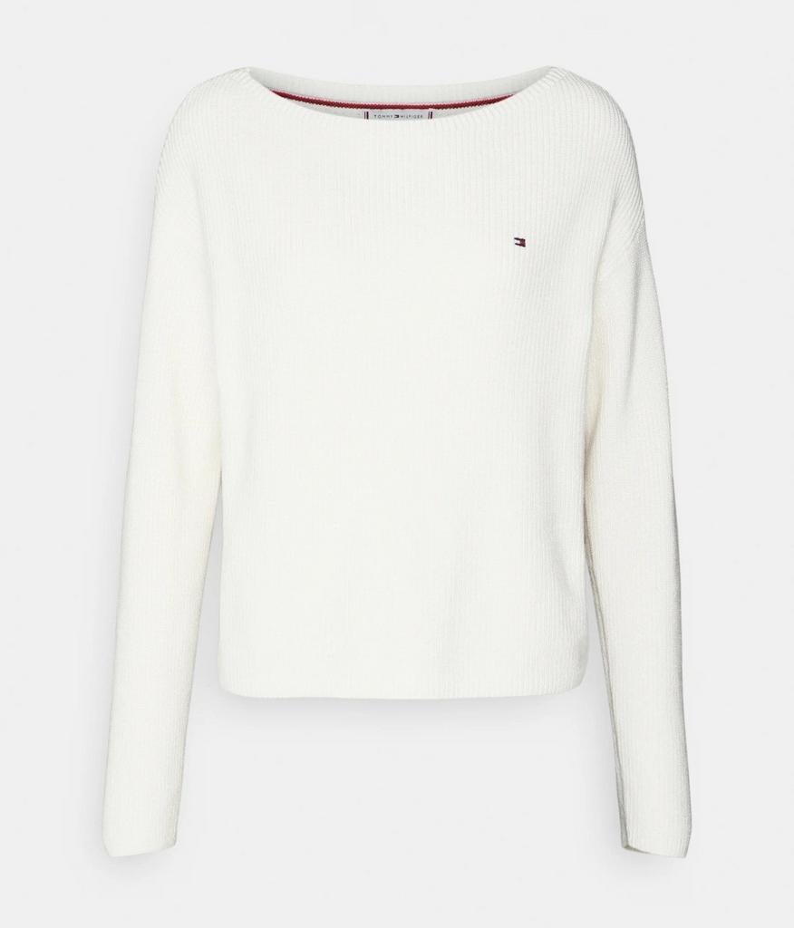 Tommy hilfiger  trui dames, Wit, Maat 42/44 (L), Ophalen of Verzenden, Zo goed als nieuw
