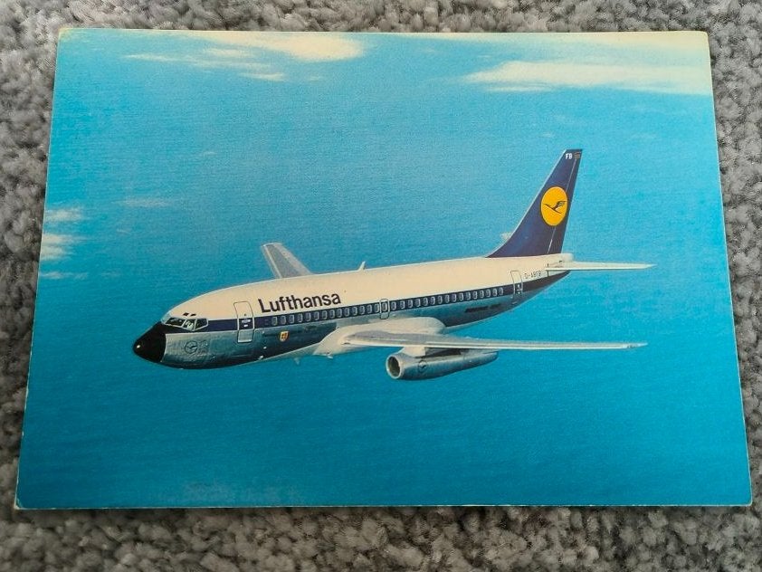 Kaart Boeing B 737 City Jet (38), Ophalen of Verzenden, 1980 tot heden, Ongelopen, Voertuig