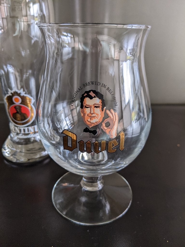 Duvel glas limited special Edition 1999, Ophalen of Verzenden, Zo goed als nieuw, Bierglas