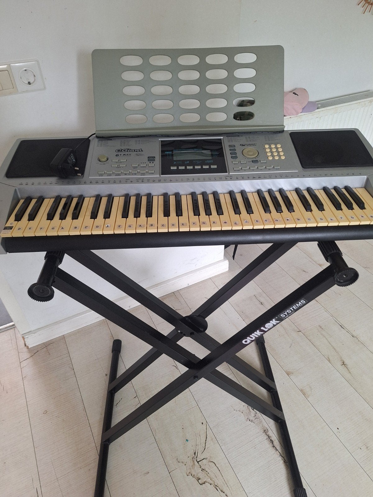 C.Giant LP-6210C Keyboard met standaard, Midi-aansluiting, Ophalen, Overige merken, 61 toetsen