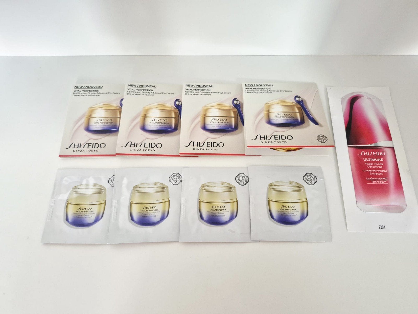 Nieuw Shiseido Divers samples 9 stuks, Ophalen of Verzenden, Nieuw