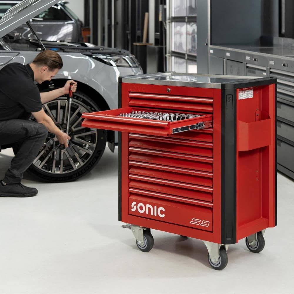 SONIC NEXT S9 gereedschapswagen rood | GRATIS VERZENDING, ., Nieuw, Ophalen of Verzenden, .