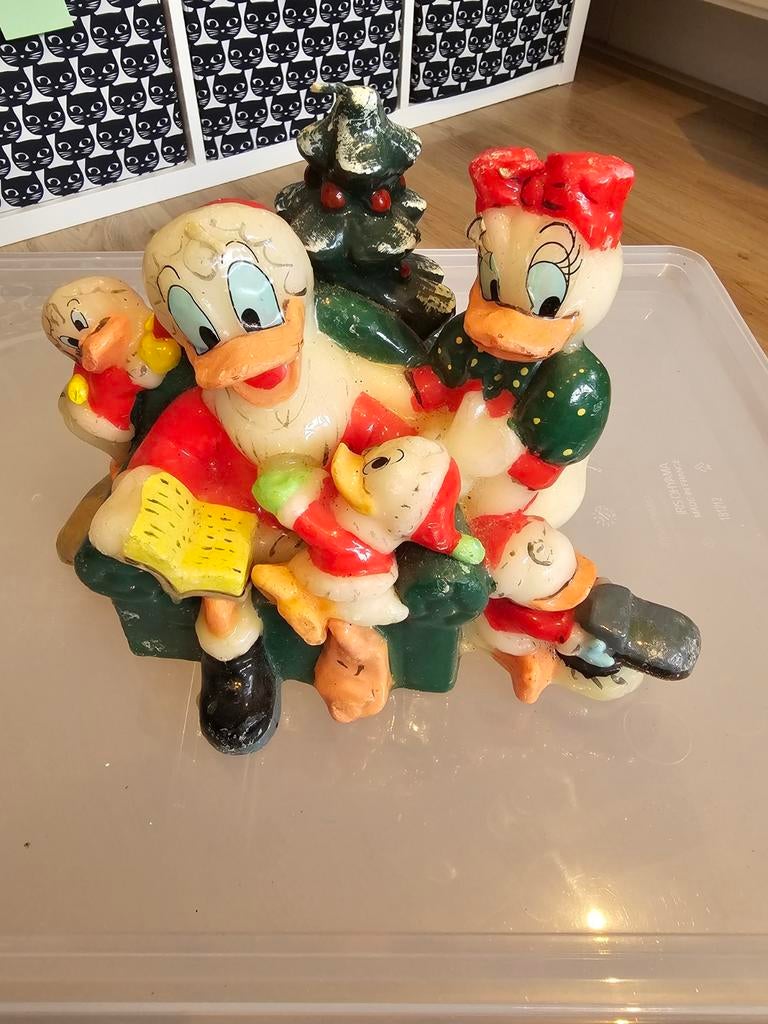 Vintage Walt Disney Kaars, Verzamelen, Disney, Ophalen of Verzenden, Donald Duck, Gebruikt, Overige typen