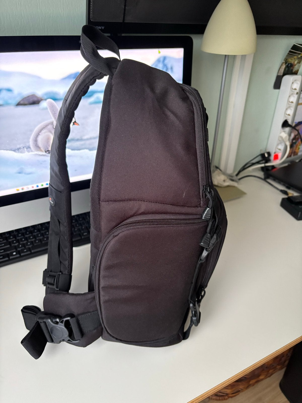 Lowepro Slingshot 202 AW cameratas - Zo goed als nieuw, Lowepro, Slingtas, Gevoerd, Ophalen of Verzenden