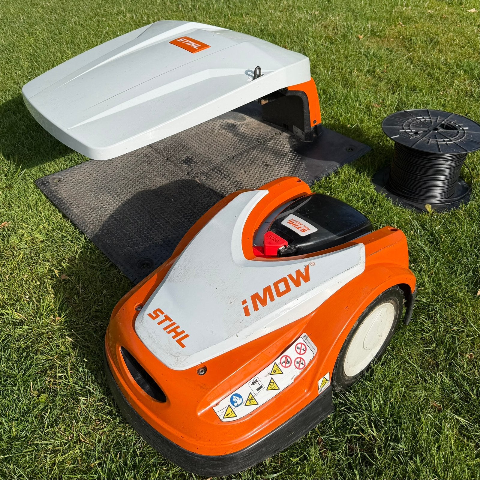 Robotmaaier Stihl RMI 422pc, Ophalen, Stihl, Gebruikt, Met regensensor