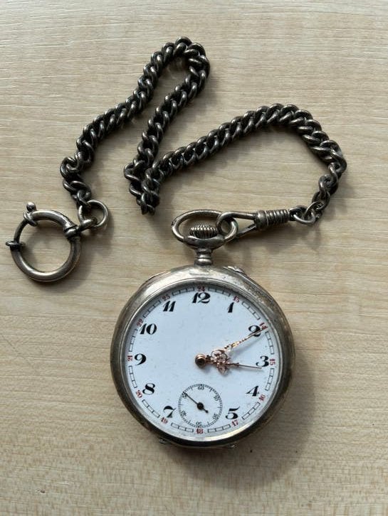 Antiek zakhorloge uit ca. 1929, Overige merken, Zakhorloge, 1900 tot 1930, Ophalen of Verzenden