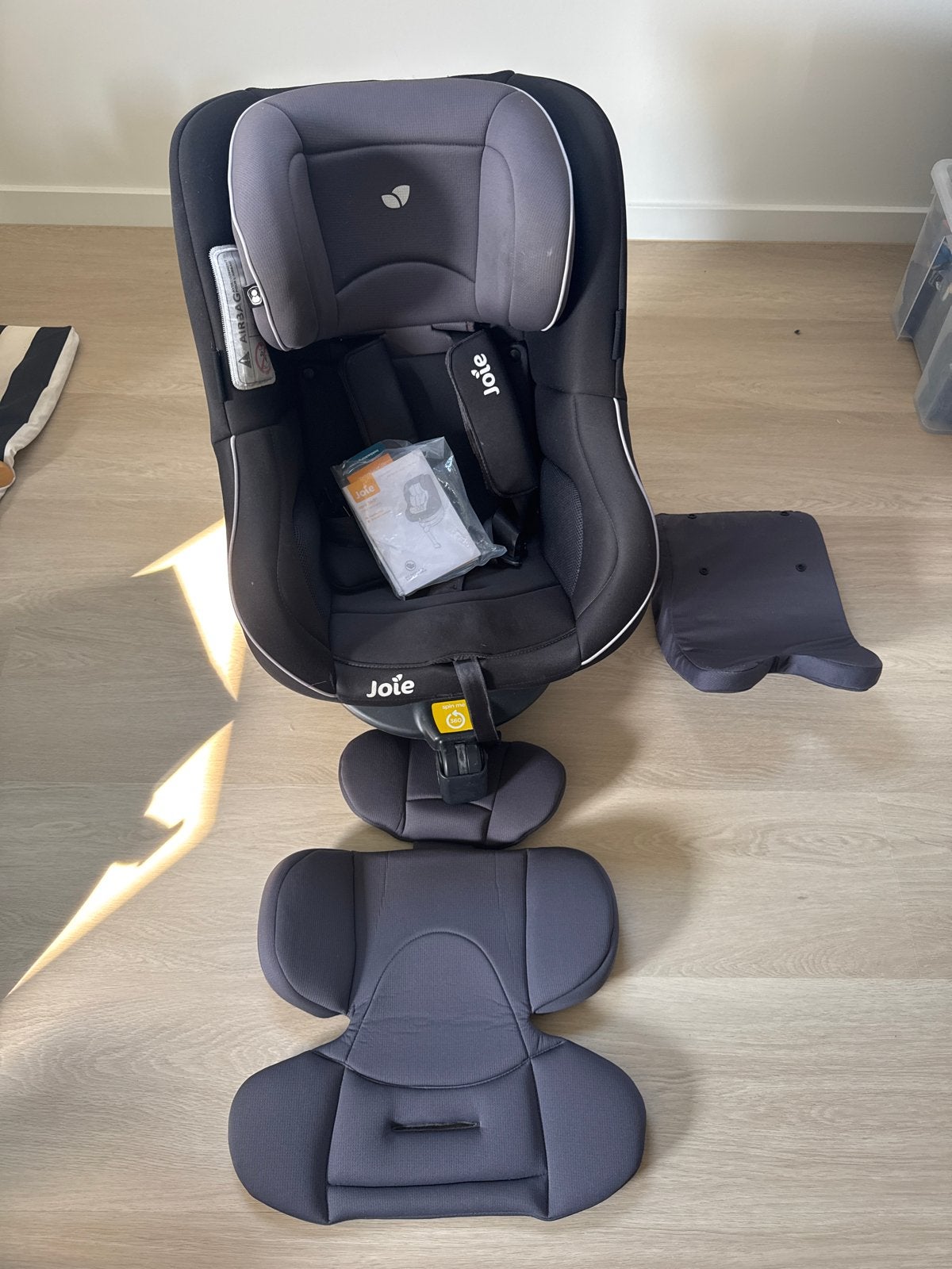 Joie Spin 360 autostoel, Kinderen en Baby's, Autostoeltjes, 0 t/m 18 kg, Verstelbare rugleuning, Zo goed als nieuw, Isofix