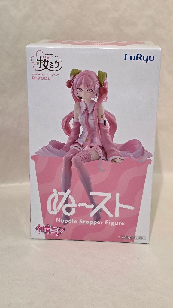Vocaloid Noodle Stopper PVC Statue Sakura Miku 2026 14 cm, Verzenden, Nieuw, Info@heo.com, Heo