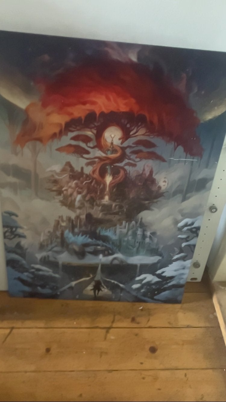Displate metalen poster 48x67,5cm - matte afwerking, Ophalen, 50 – 75, Minder dan 50 cm, Gebruikt