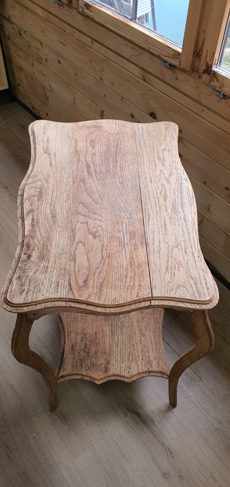 Eikenhouten bijzettafel - 70x47x76 cm, Gebruikt, Klassiek, Onbekend, Onbekend