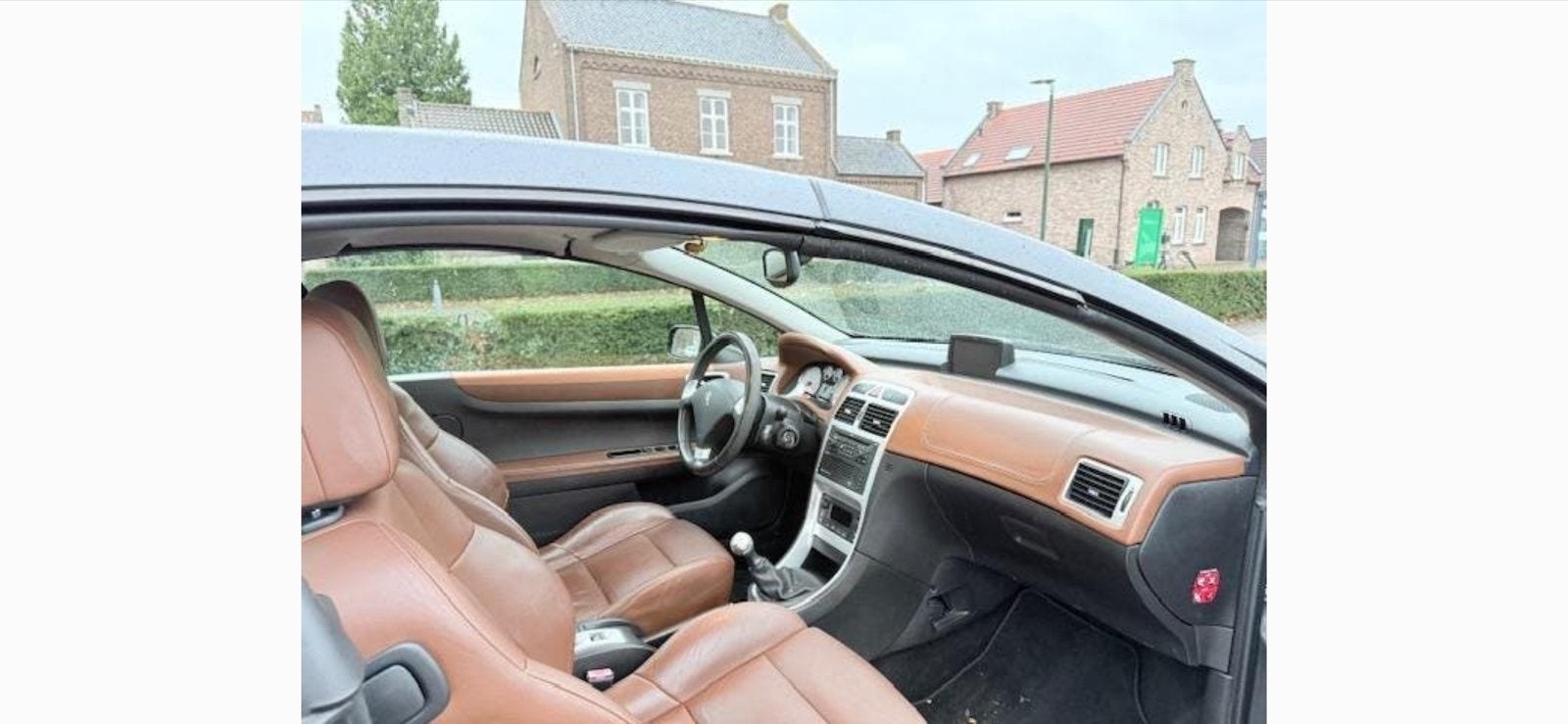 Peugeot 307 CC Leren Interieur - Stoel LV lichte zitschade, Auto-onderdelen, Interieur en Bekleding, Ophalen, Gebruikt, Peugeot