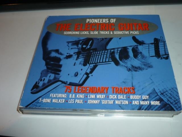 Pioneers of the electric guitar 3 cd's 75 legendary tracks, Verzenden, Gebruikt, Pop