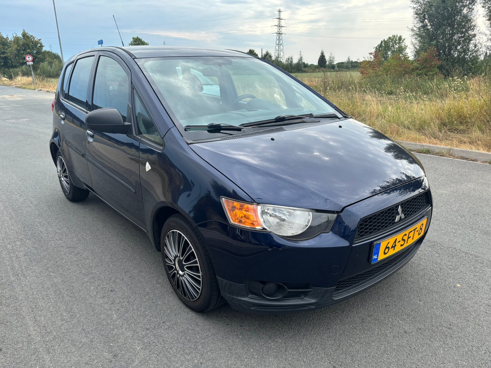 Mitsubishi Colt 1.1 NW APK/ AIRCO 2011 5DR, Auto's, 74 pk, Blauw, Colt, Origineel Nederlands