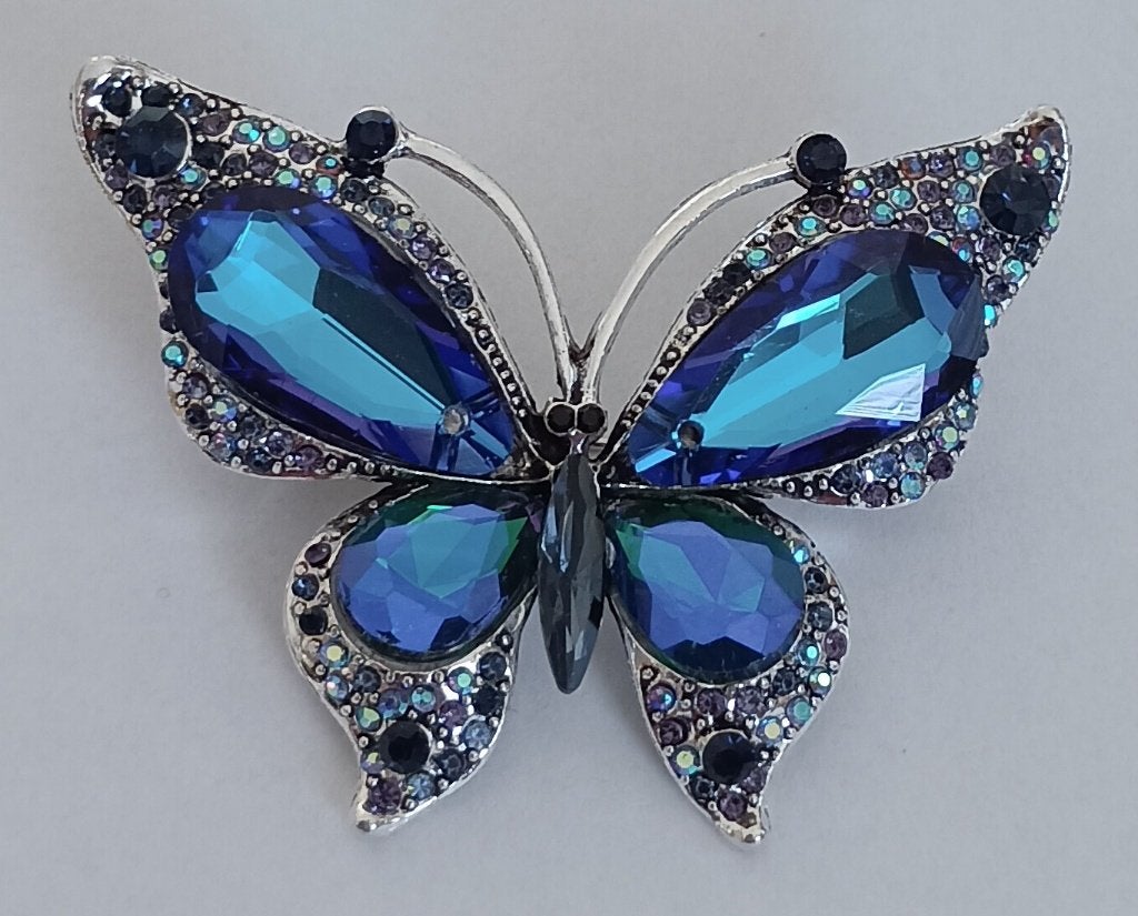 Vlinder broche, Overige materialen, 4 tot 7 cm, Overige kleuren, Nieuw