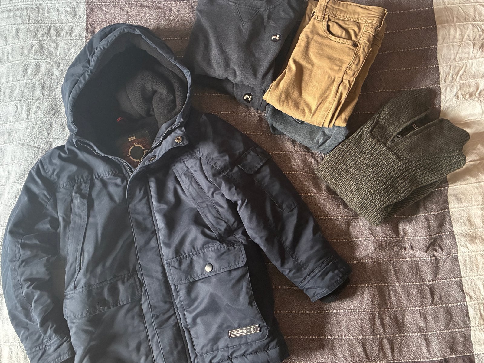 Kledingpakket herfst/winter jongens maat 122/128 WE Name it, Ophalen, Gebruikt, Maat 128