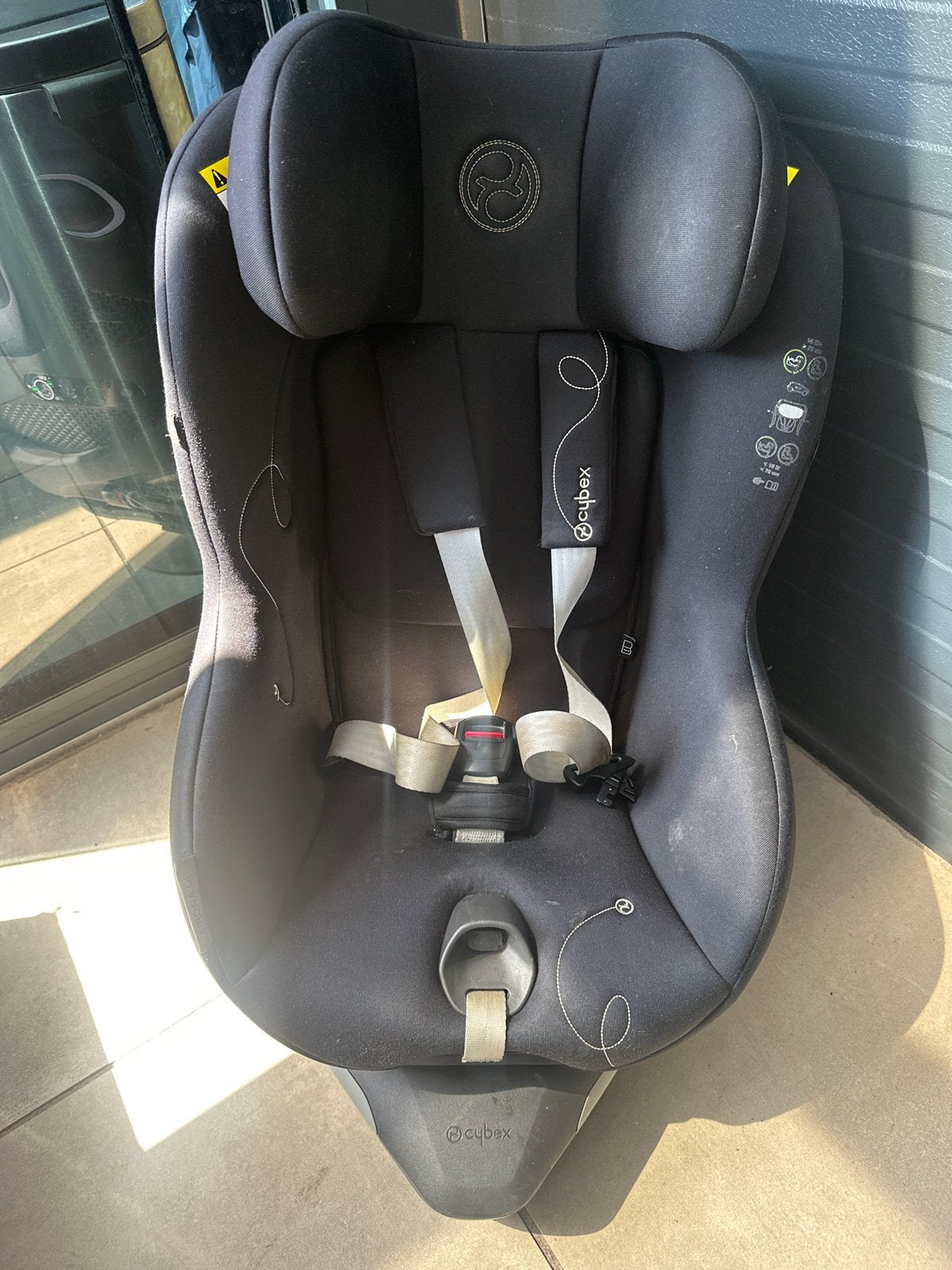 Cybex Sirona S i-Size autostoel - Zwart, Overige merken, Gebruikt, 0 t/m 18 kg, Verstelbare rugleuning
