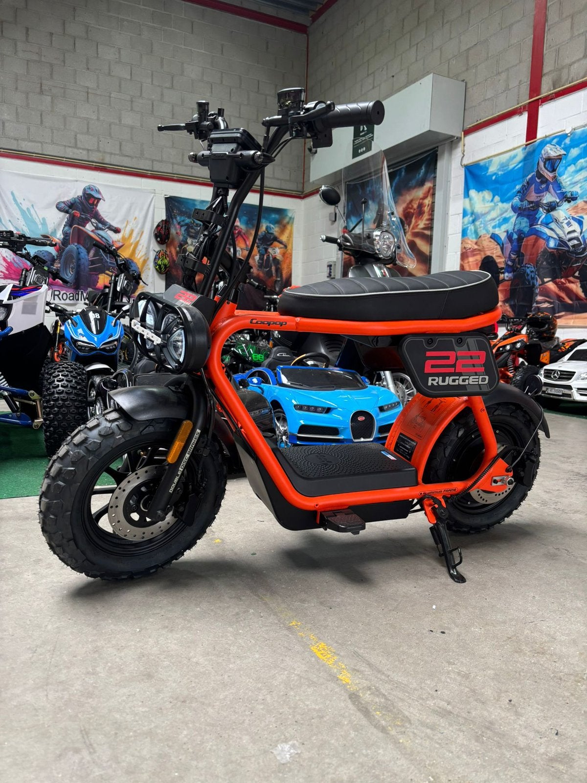 ‼️Nieuw‼️ Coopop 22 Rugged E-Cruiser E-Scooter IN 5 KLEUREN!, Fietsen en Brommers, Scooters | Overige merken, Nieuw, Maximaal 45 km/u