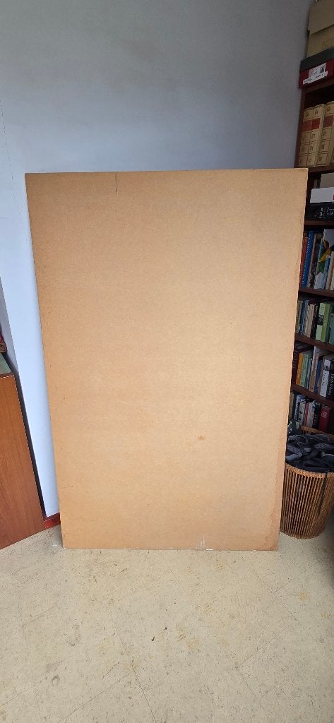 Houten plaat, MDF, verstevigd met houten balken, Doe-het-zelf en Verbouw, Hout en Planken, Ophalen, Gebruikt, Minder dan 25 mm
