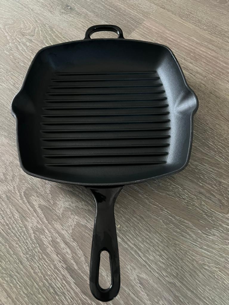 Royal van Kempen & begeer gietijzer grillpan, Huis en Inrichting, Keuken | Potten en Pannen, Ophalen of Verzenden, Zo goed als nieuw