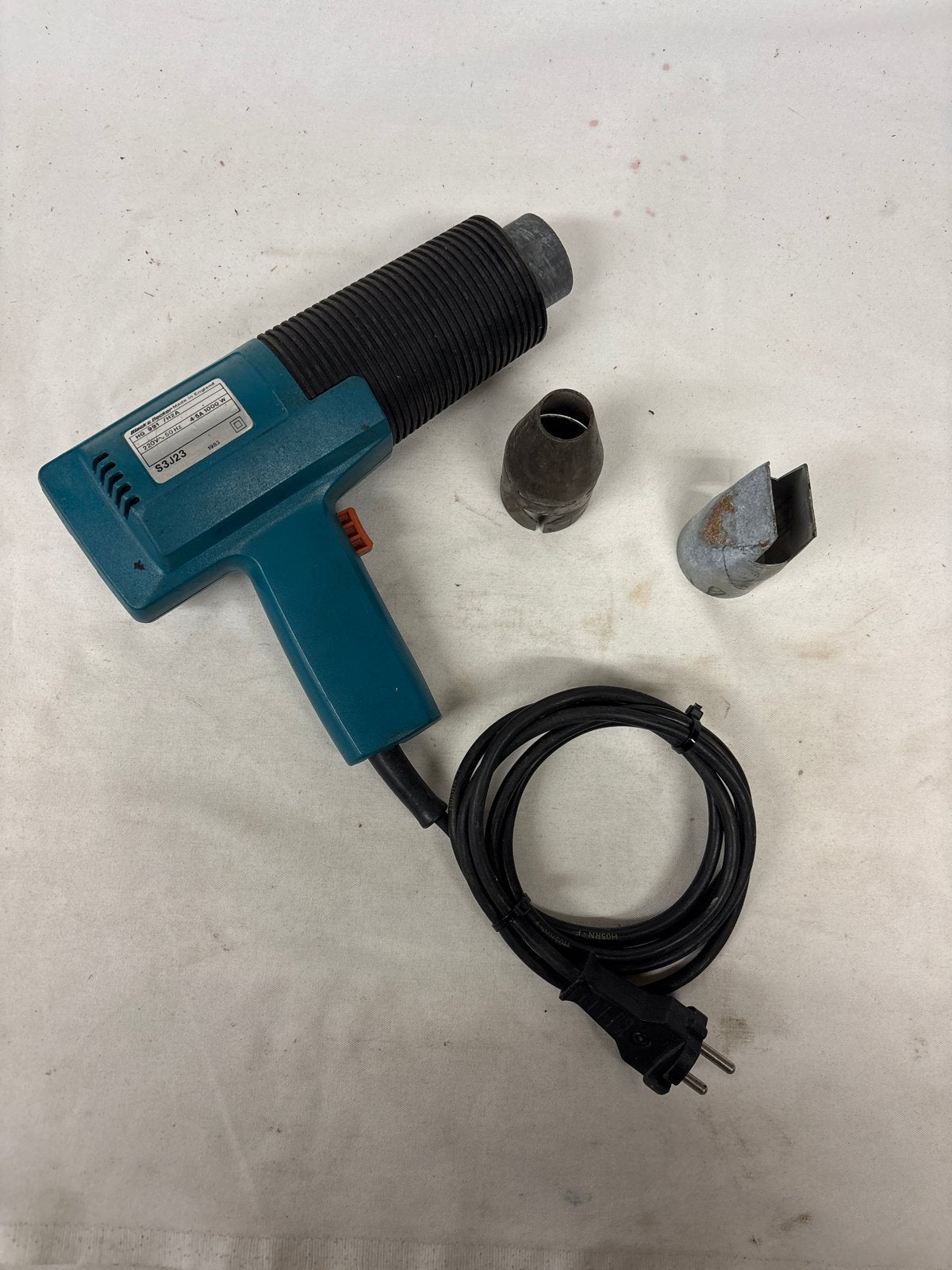 Black & Decker KG 991 heteluchtpistool met opzetstukken, Ophalen of Verzenden, Gebruikt, Overige typen, Overige merken