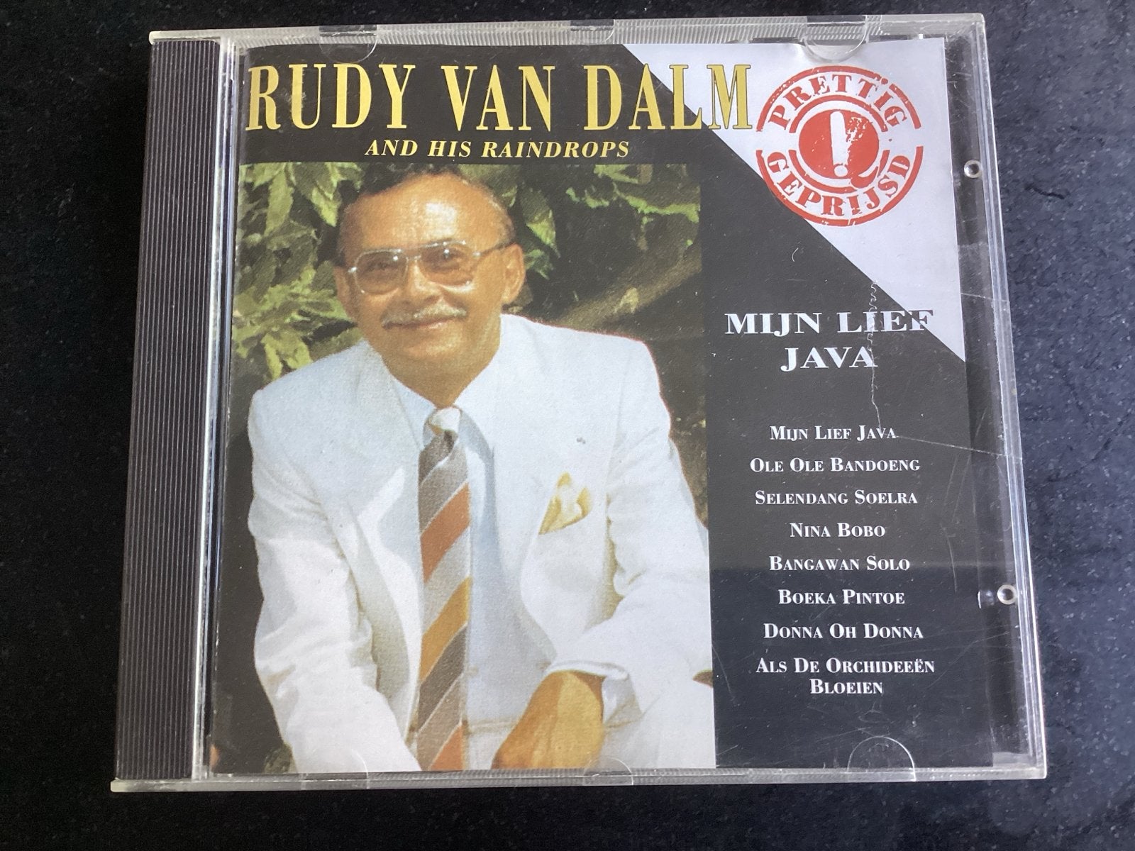 Rudy van Dalm and His Raindrops - Mijn Lief Java CD, Ophalen of Verzenden, Gebruikt, Album, Inclusief doosje