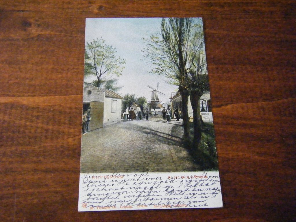 O40 - Rotterdam - Molen - Bergweg - 1905 - Mooi/Oud, Ophalen of Verzenden, Voor 1920, Zuid-Holland