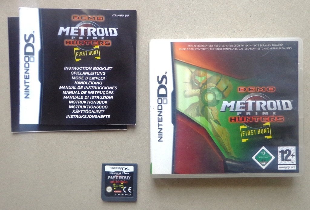 Metroid Prime Hunters First Hunt Demo voor de Nintendo DS, Spelcomputers en Games, Shooter, 1 speler, Ophalen of Verzenden, Zo goed als nieuw