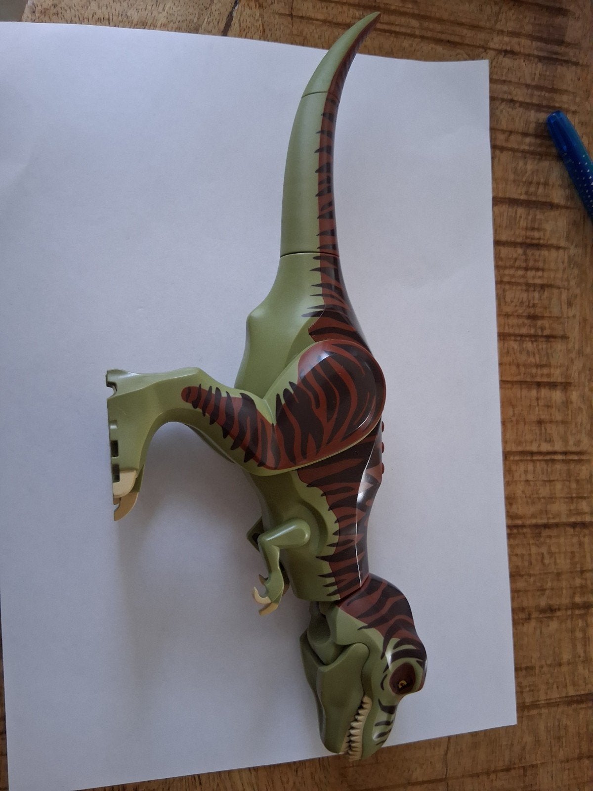 LEGO Jurassic World T-Rex dinosaurus figuur, Ophalen of Verzenden, Zo goed als nieuw, Overige merken