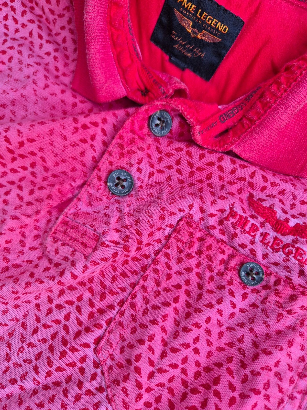 Pme Legend Pall Mall polo shirt Koraal maat M, Maat 48/50 (M), ., Ophalen of Verzenden, Zo goed als nieuw