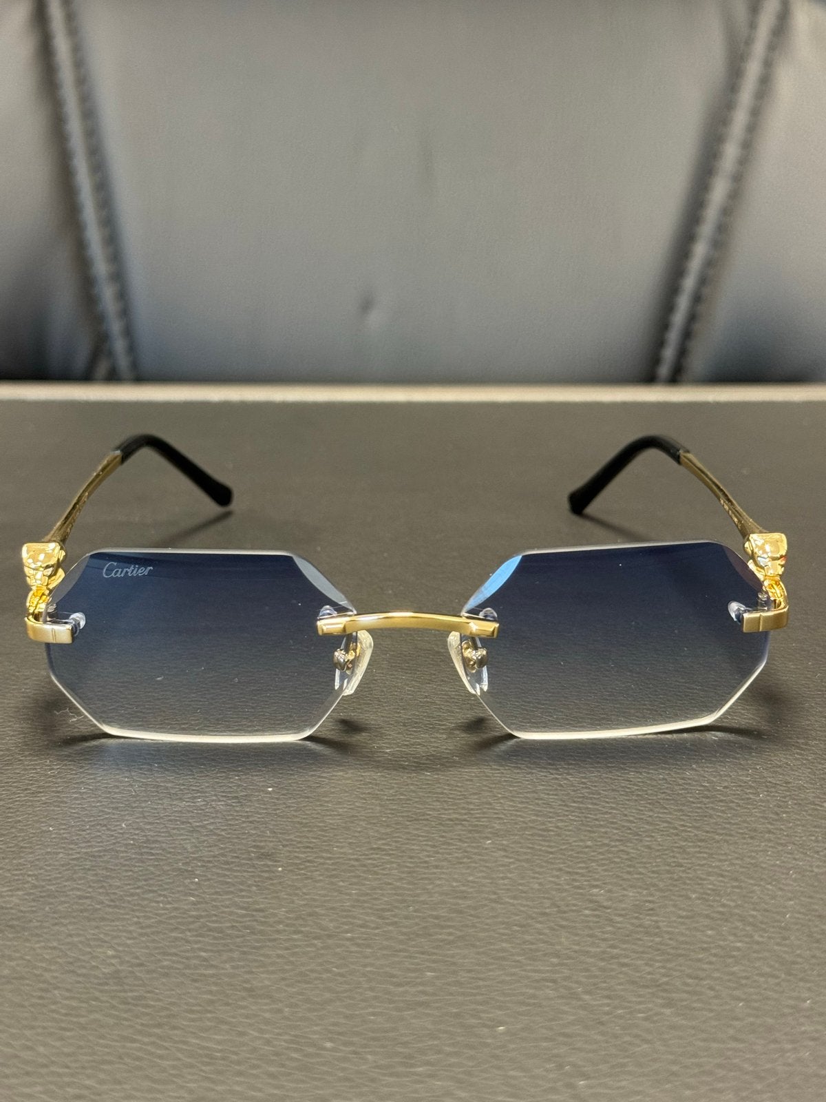 Cartier Zonnebril - Stijlvol en Tijdloos, Overige merken, Zonnebril, Blauw, Ophalen of Verzenden