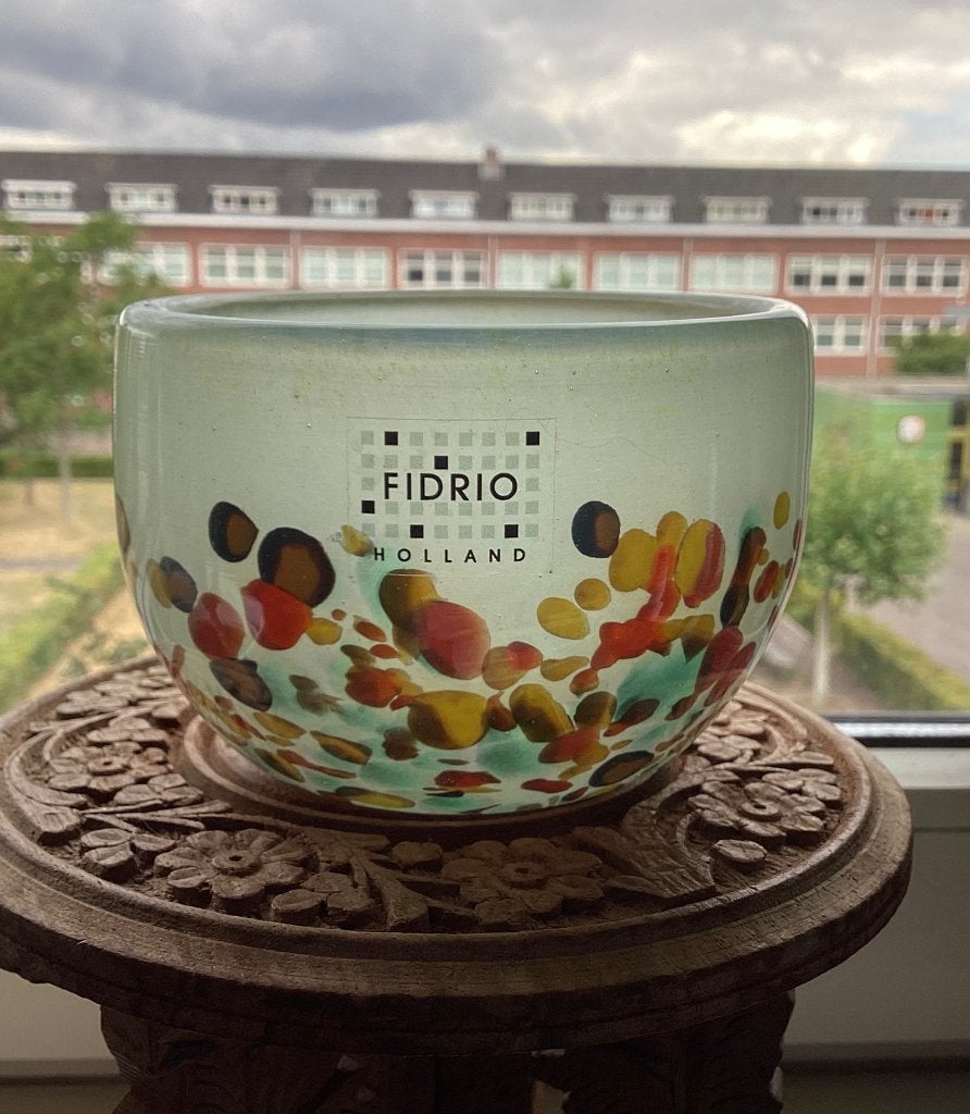 Waxinelichthouder, Fidrio, glas, Pearl Colorique, Ophalen, Kandelaar, Meerkleurig, Glas