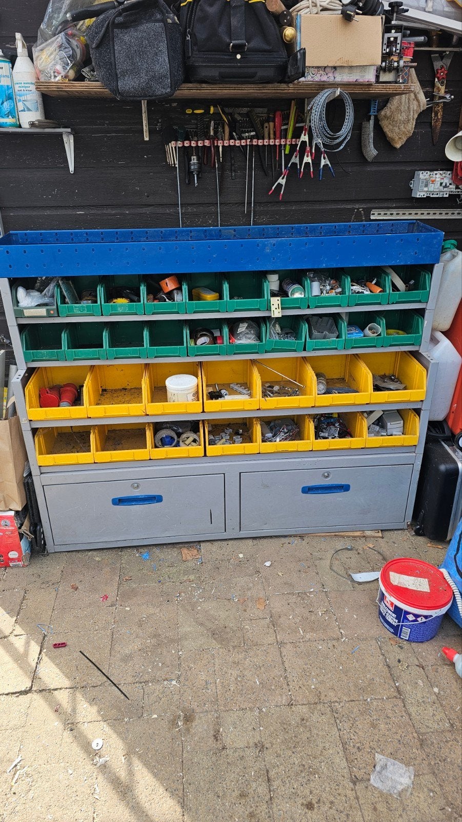 Gereedschapskast met sorteerbakken en lades, Ophalen of Verzenden