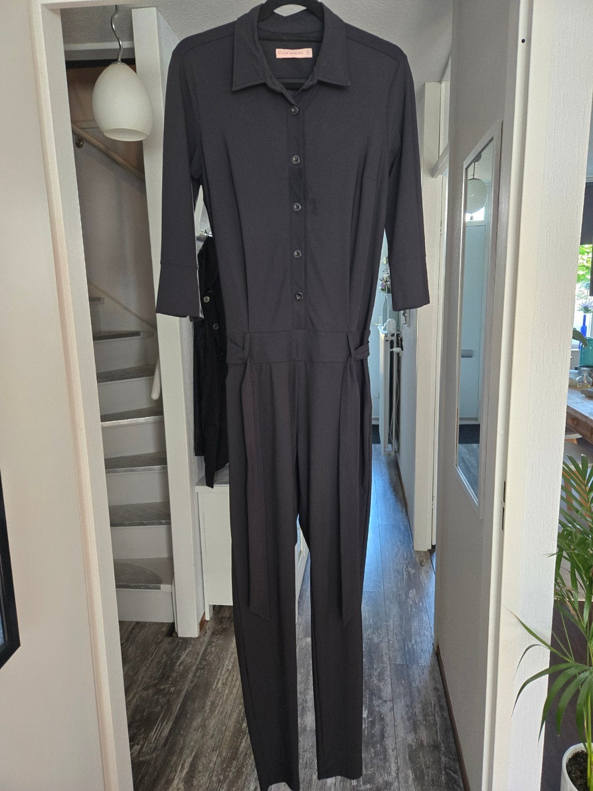 2x Jumpsuit Studio Anneloes travelstof maat S izgst., Kleding | Dames, Ophalen of Verzenden, Zo goed als nieuw, Bruin