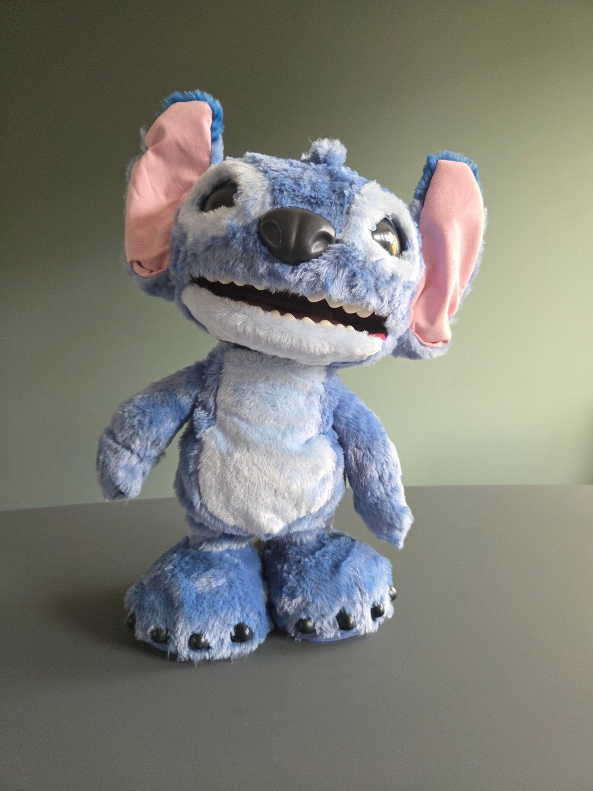 Disney Stitch knuffel interactief met geluid, Kinderen en Baby's, Speelgoed | Knuffels en Pluche, Disney, Overige typen, Blauw