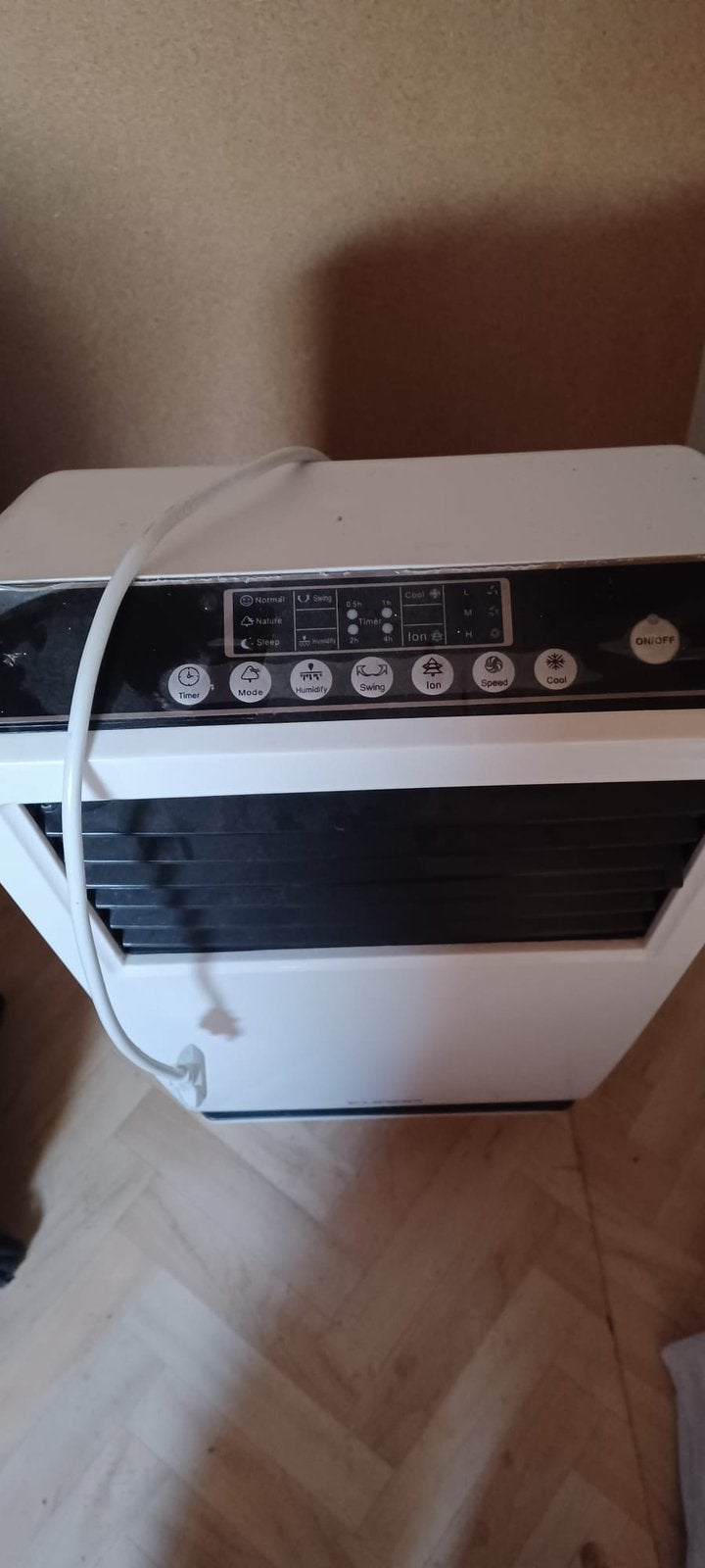 Aircooler met bak onderin, Witgoed en Apparatuur, Airco's, Minder dan 60 m³, 3 snelheden of meer, Ophalen of Verzenden, Zo goed als nieuw