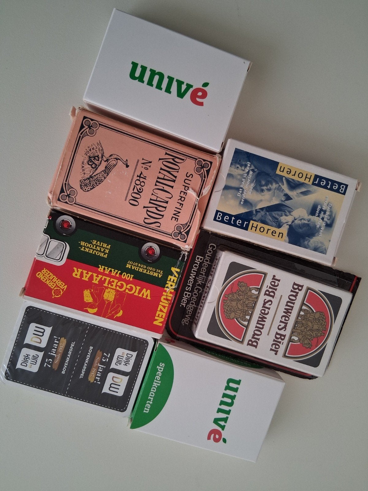 7 Verschillende kaartspellen, Verzamelen, Ophalen of Verzenden, Speelkaart(en)