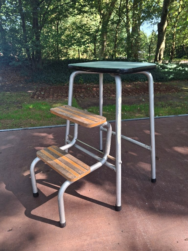 Retro / vintage Brabantia keuken trapje, Ophalen