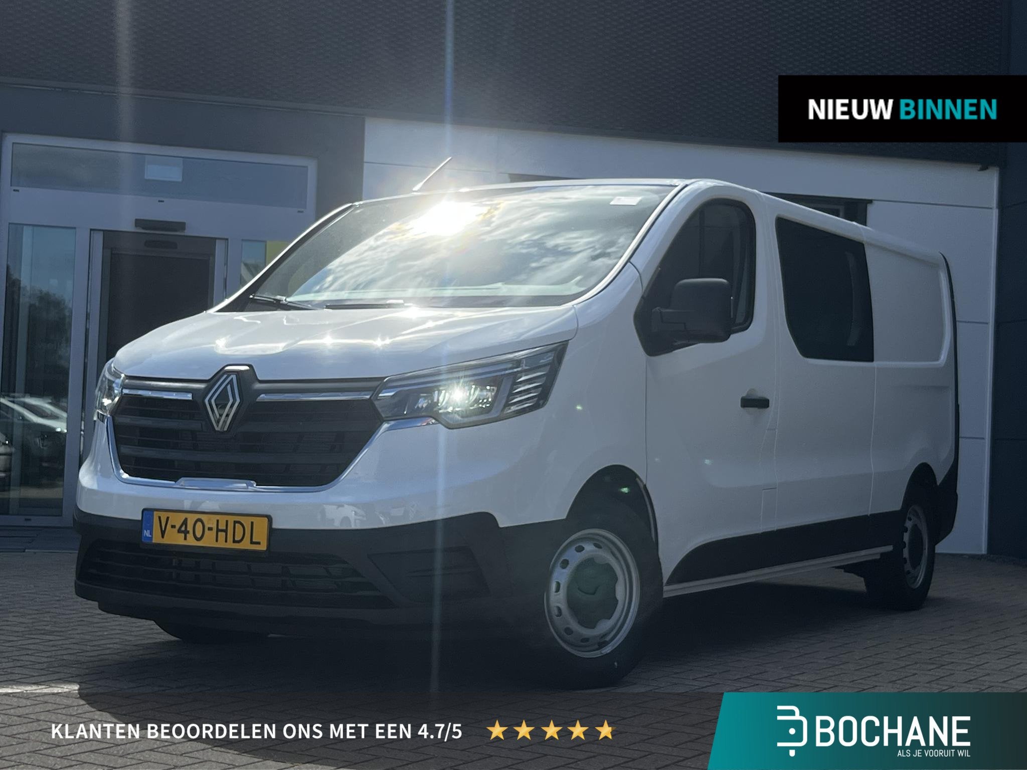 Renault Trafic 2.0 Blue dCi 130 T29 L2H1 Start DC | Dubbel c, Auto's, Stof, Gebruikt, 4 cilinders, 2500 kg